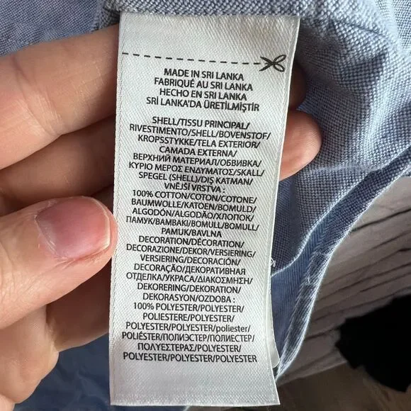 Ralph Lauren Classic Fit Nautical Print Button Down Shirt XXL - Picture 8 of 9